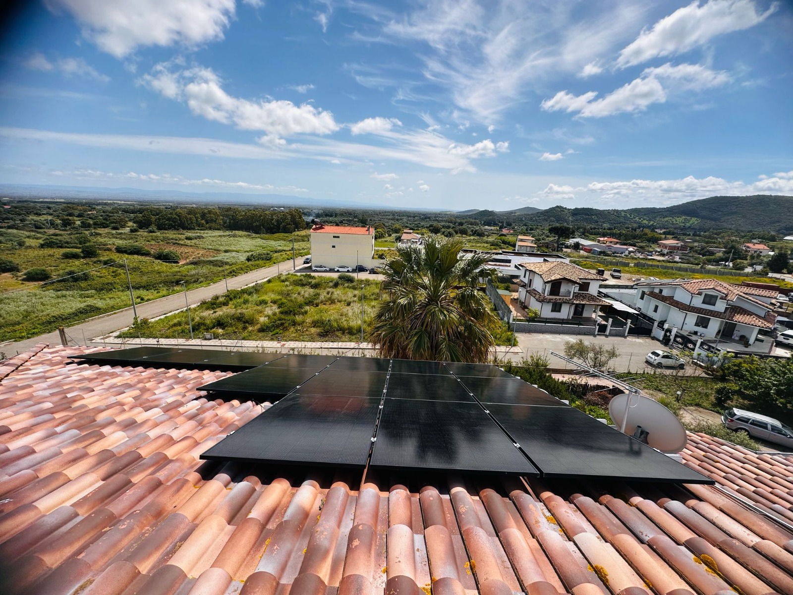 Impianto fotovoltaico realizzato in Sardegna