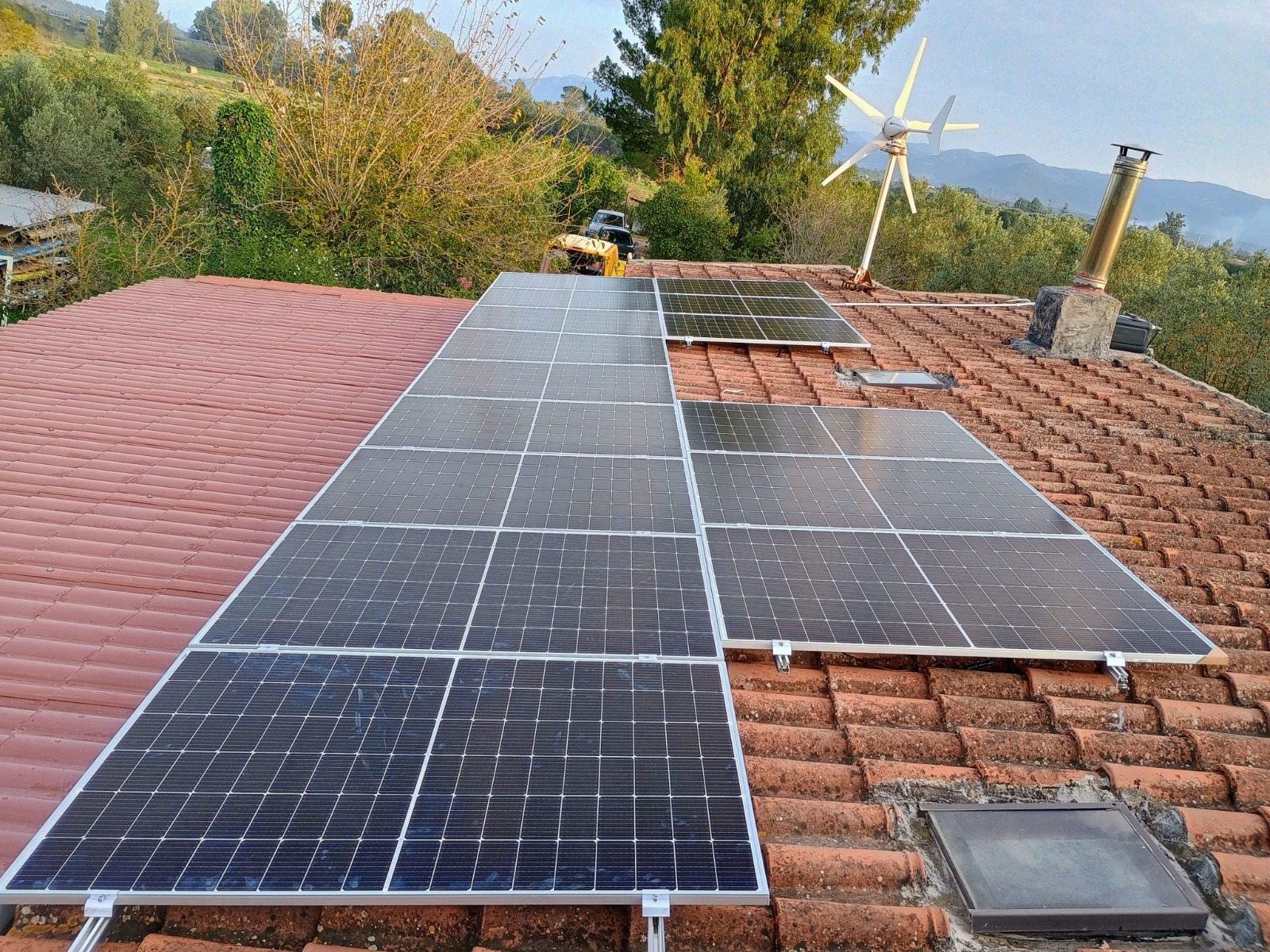 Impianto fotovoltaico realizzato in Sardegna