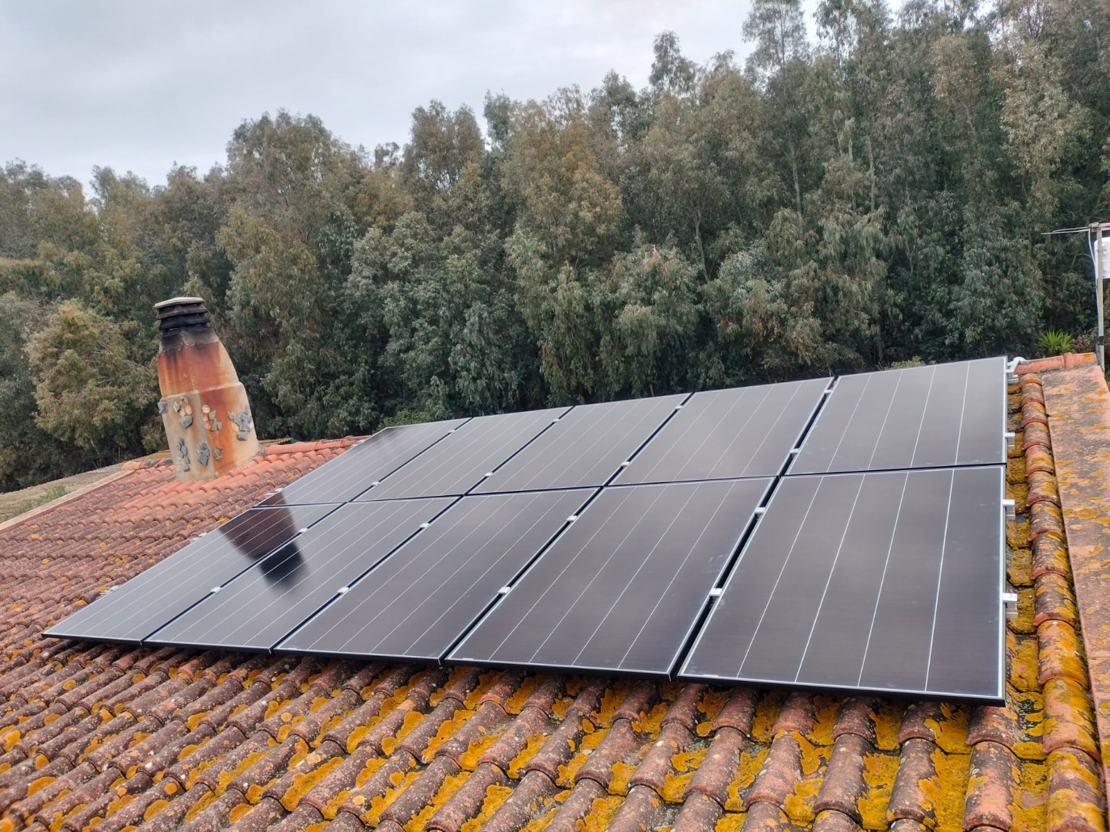 Impianto fotovoltaico realizzato in Sardegna