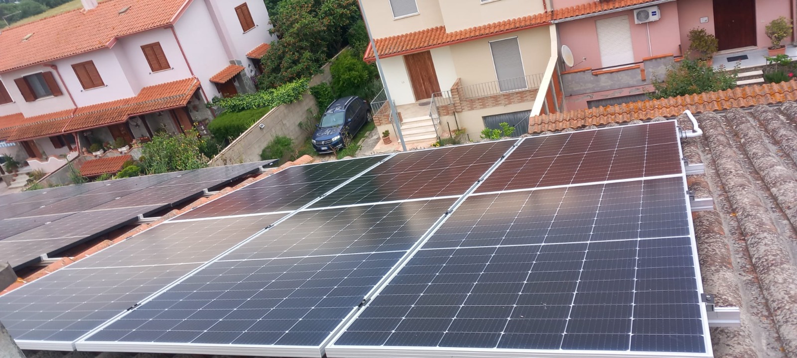 Impianto fotovoltaico realizzato in Sardegna