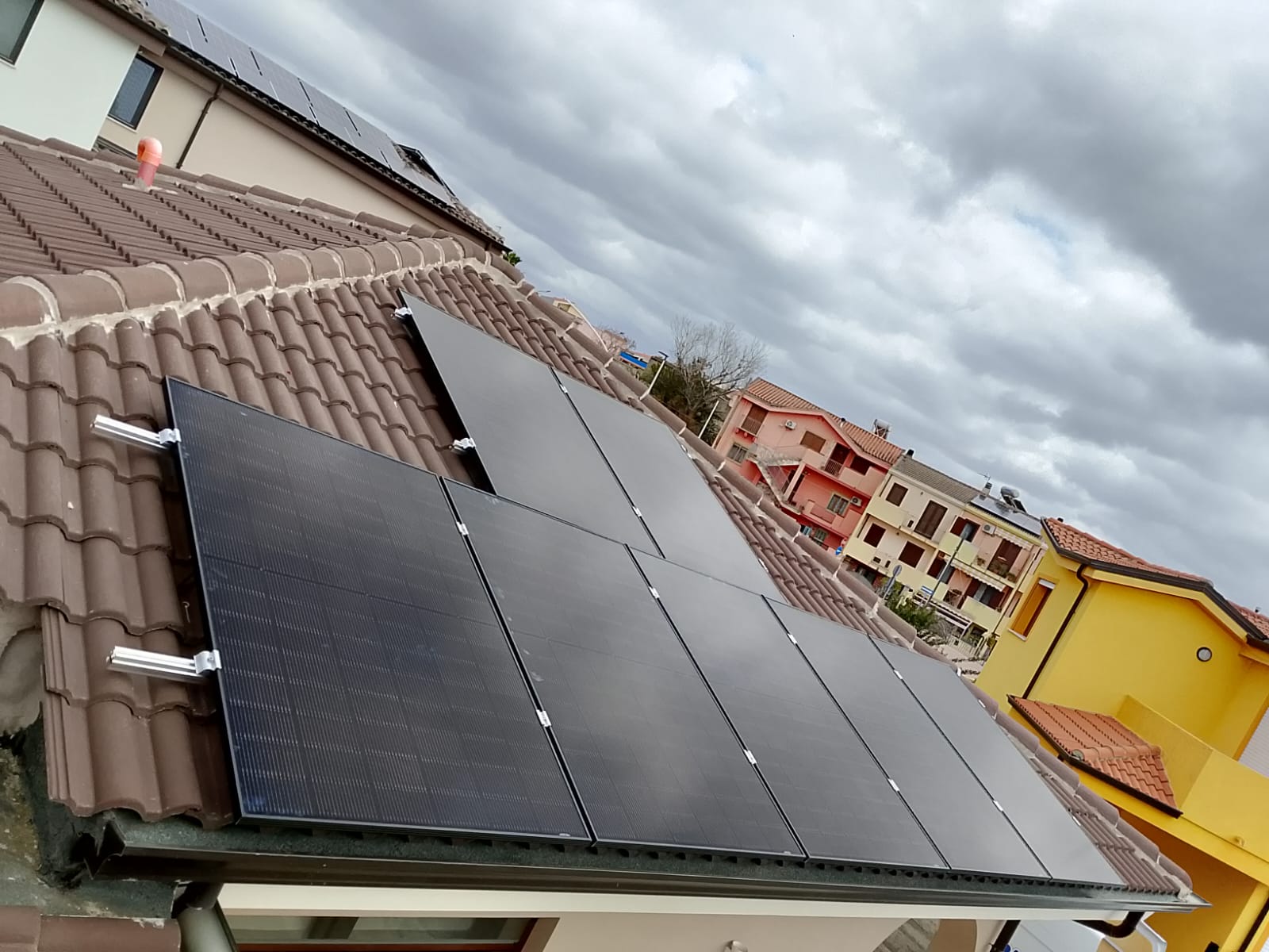 Impianto fotovoltaico realizzato in Sardegna