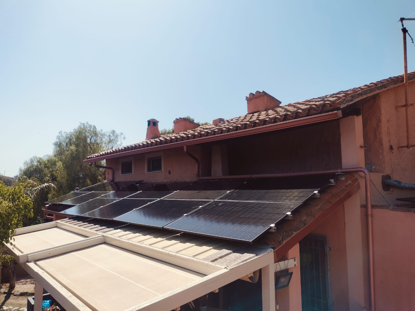 Impianto fotovoltaico realizzato in Sardegna
