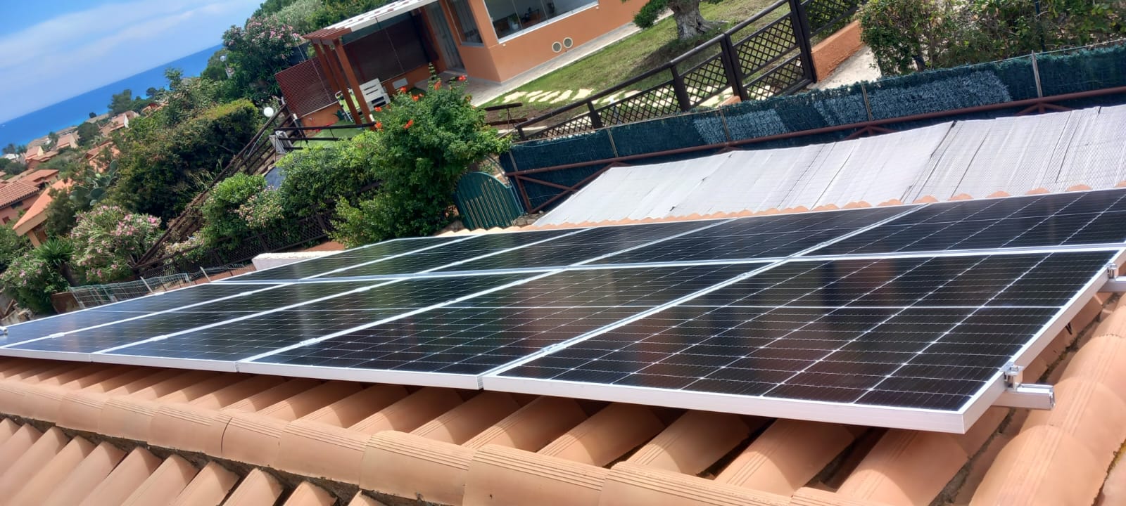 Impianto fotovoltaico realizzato in Sardegna