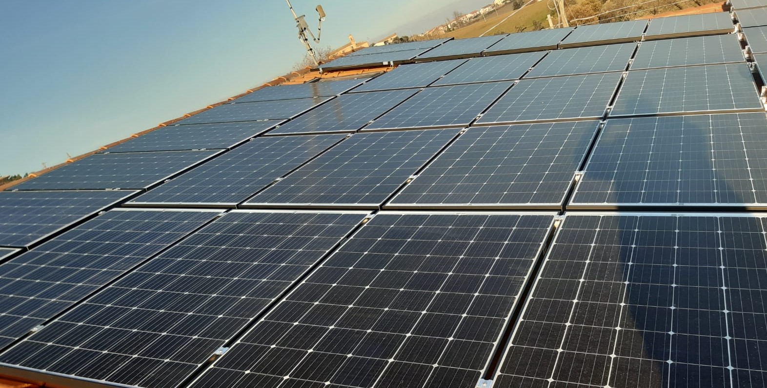 Impianto fotovoltaico realizzato in Sardegna