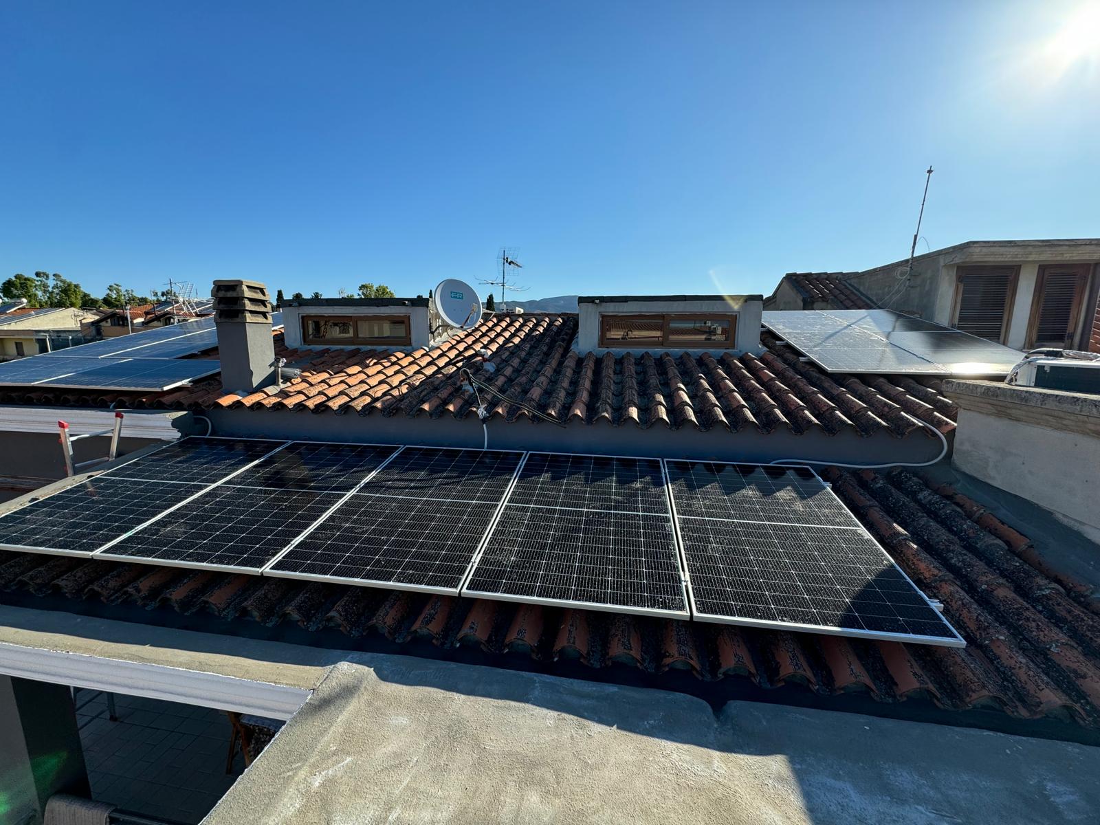 Impianto fotovoltaico realizzato in Sardegna