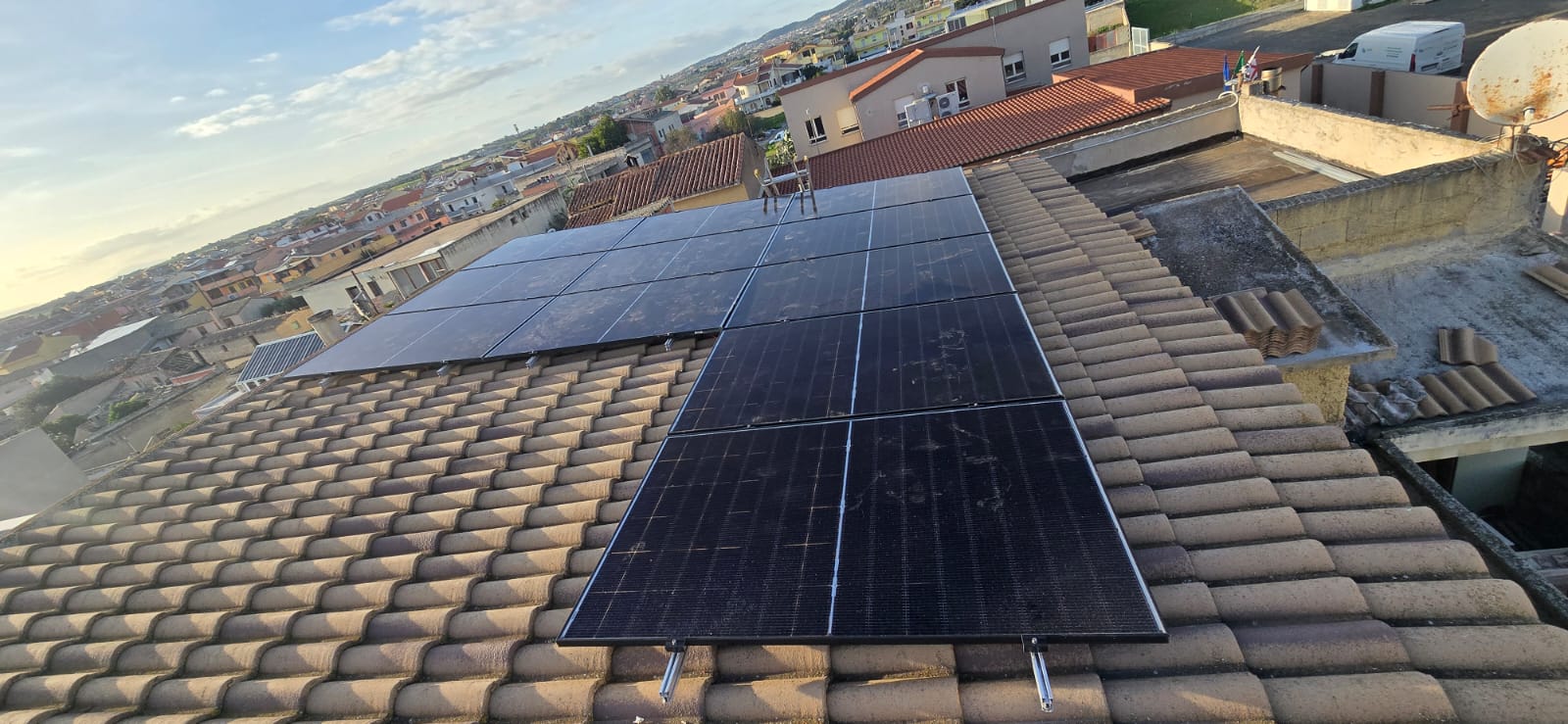 Impianto fotovoltaico realizzato in Sardegna