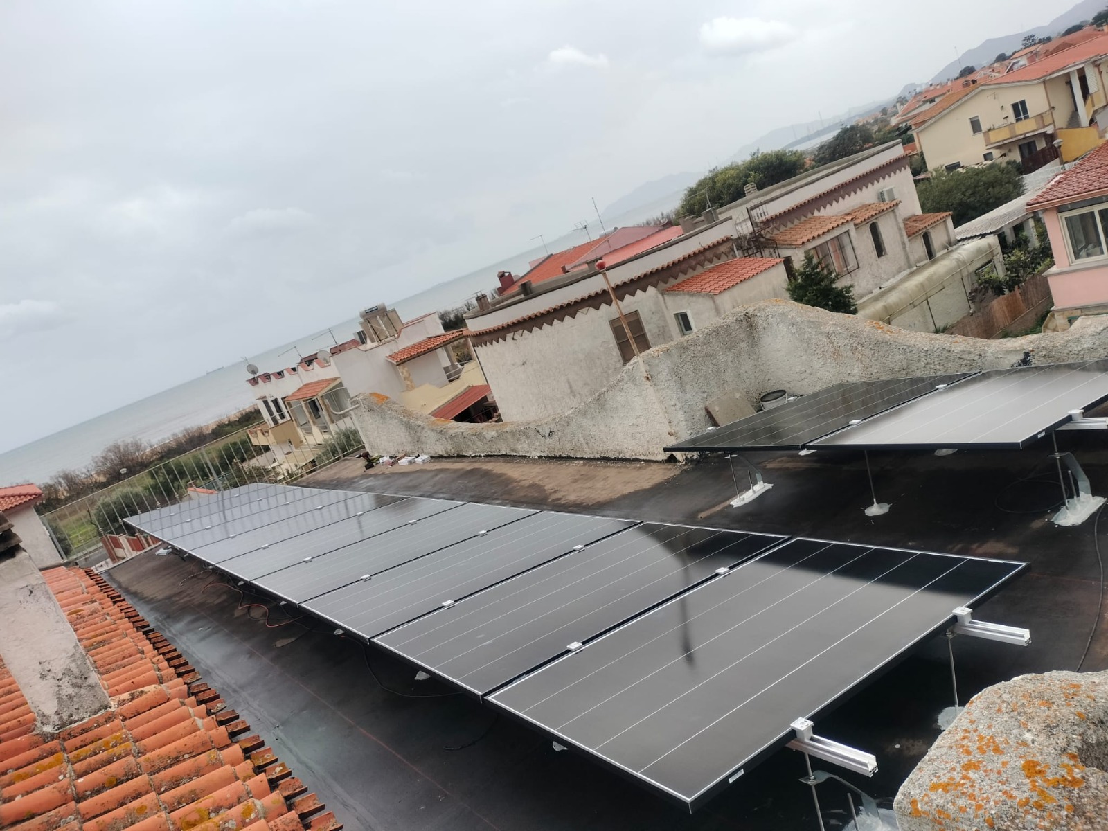 Impianto fotovoltaico realizzato in Sardegna