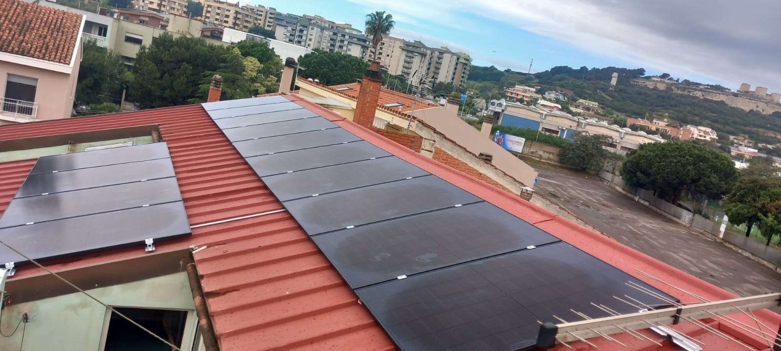Impianto fotovoltaico realizzato in Sardegna