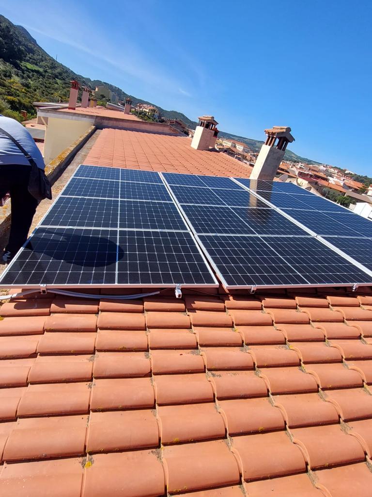 Impianto fotovoltaico realizzato in Sardegna