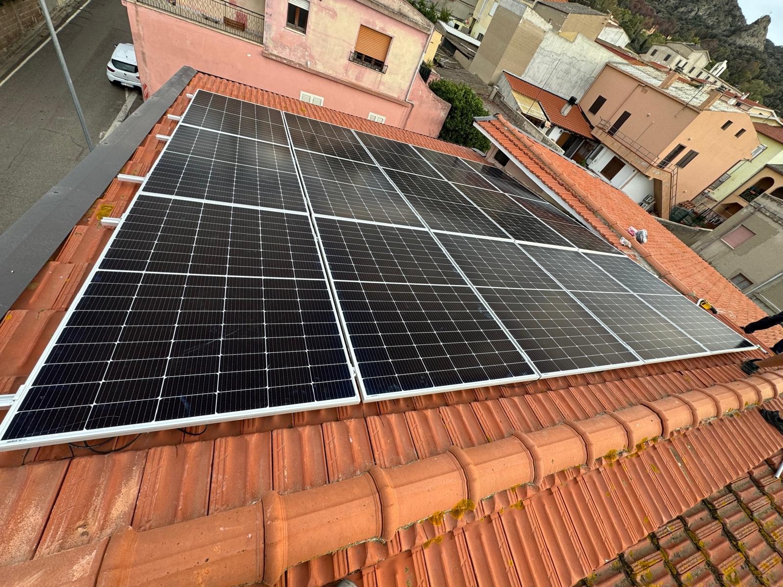 Impianto fotovoltaico realizzato in Sardegna